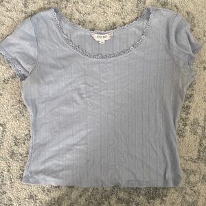 Light Blue Baby Tee!